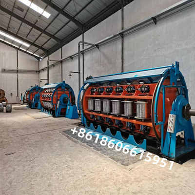 قفس Armouring Rigid Stranding Machine for 8 Wire 0.4 تا 1.0mm